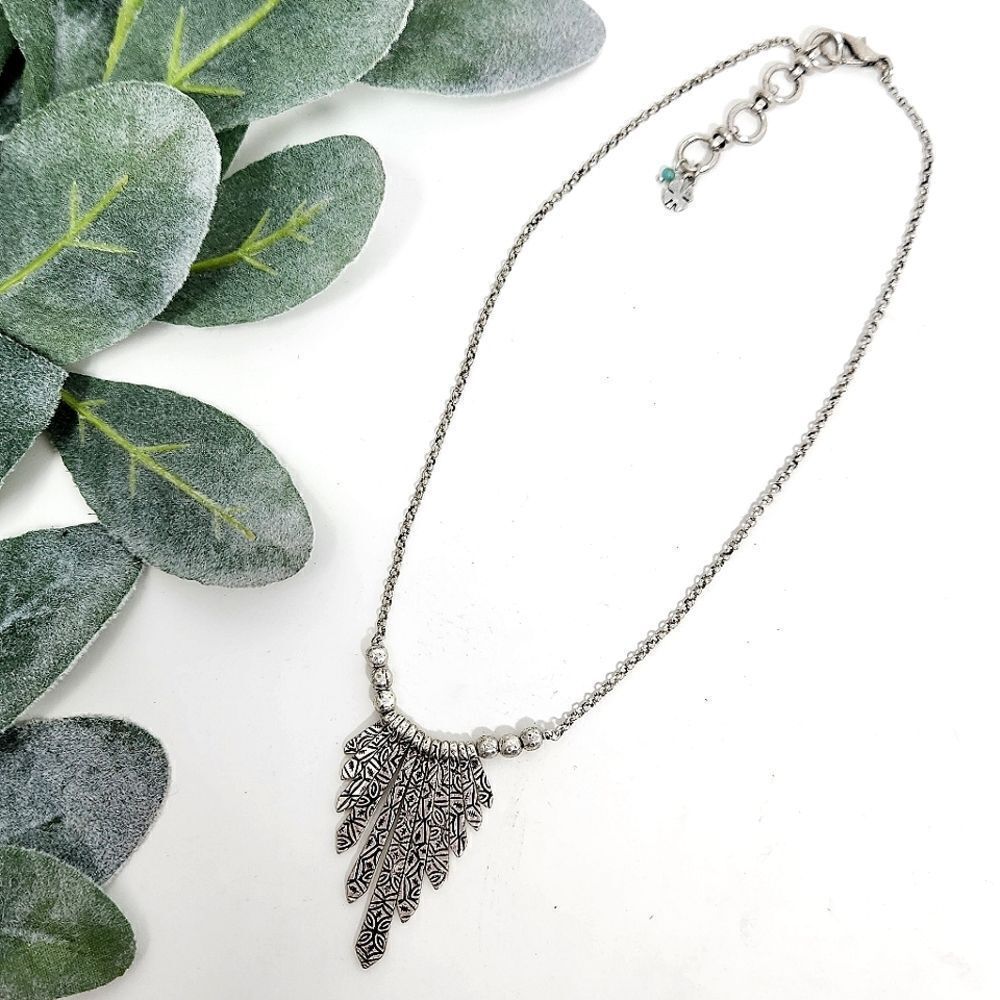 LUCKY BRAND Silver Tone Dangle Necklace‎